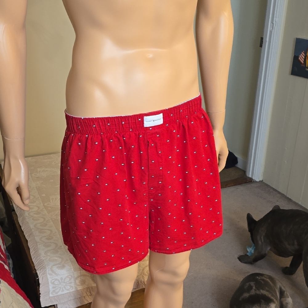 Red Tommy Hilfiger Men's Boxer Shorts